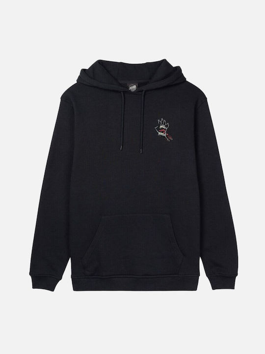 Santa Cruz Men's Sweatshirt with Hood Black