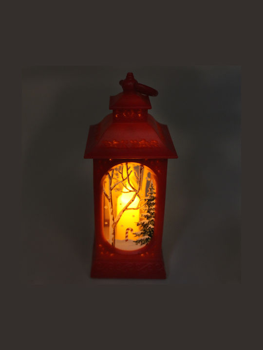 Διακοσμητικό Christmas White Battery Lantern 13cm