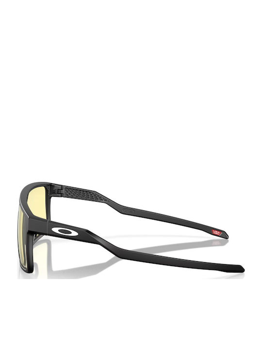 Oakley Prizm Women's Sunglasses with Black Plastic Frame and Yellow Lens OO9285-01