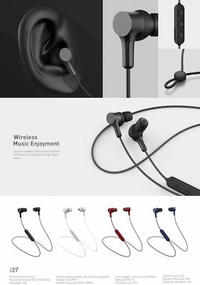 Havit i37 In-ear Bluetooth Handsfree Earphones with Sweat Resistance Whitά