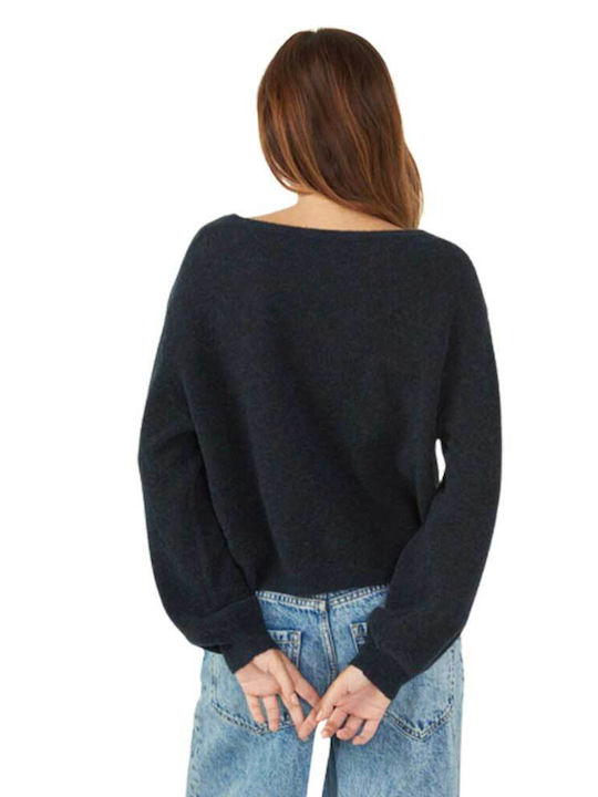 American Vintage Women's Long Sleeve Sweater Gray