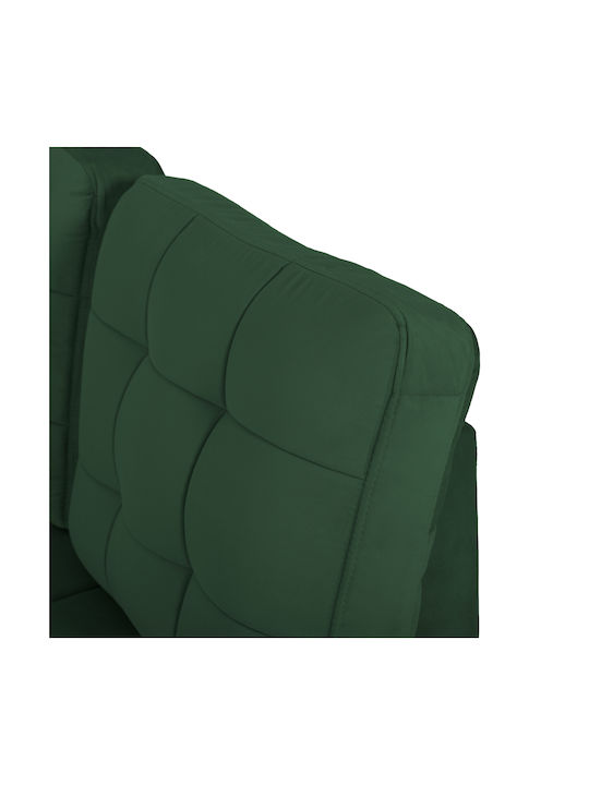 Jade Colțar Canapea Pat Cu Colțul Din Dreapta Catifea Chiparos 250x180x88cm