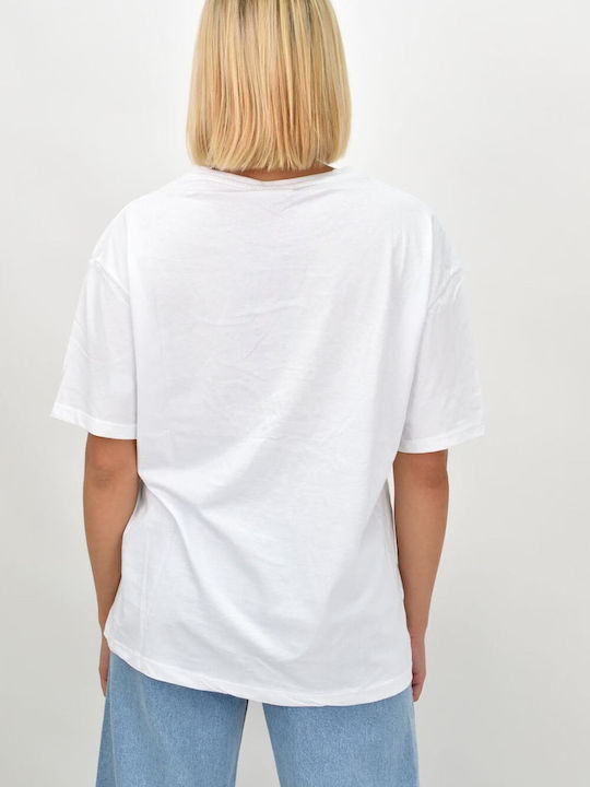 Damen T-Shirt Weiß