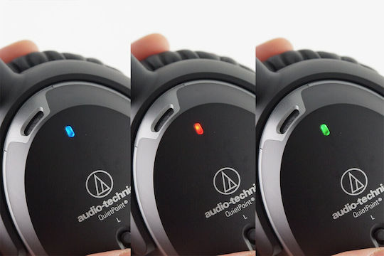 Audio Technica ATH-ANC9 Ενσύρματα Over Ear Ακουστικά Μαύρα