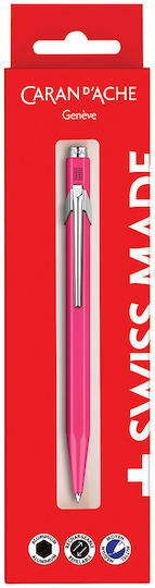 Caran D'ache 849 Pen Ballpoint 1mm with Pink Ink