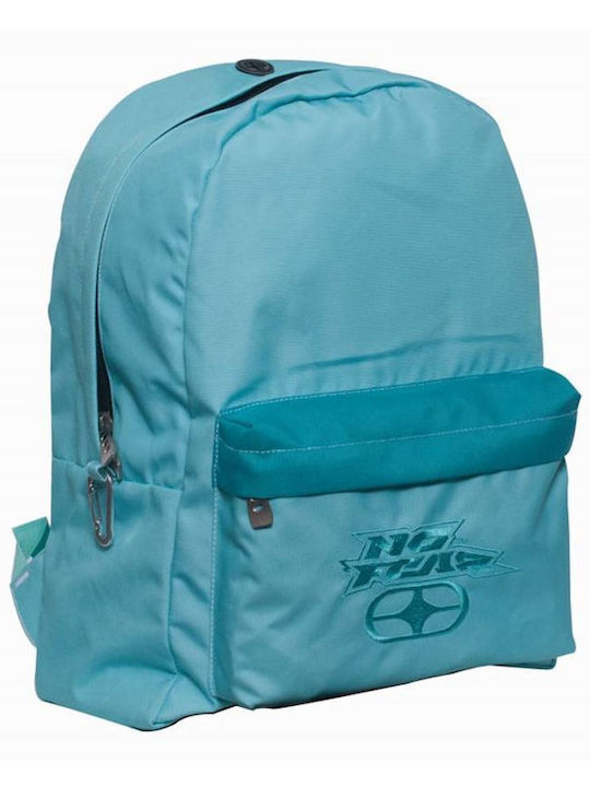 No Fear Classy School Bag Backpack Junior High-High School in Turquoise color