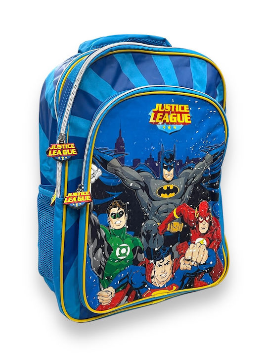 Creative Concepts Justice League School Bag Backpack Elementary, Elementary Light Blue
