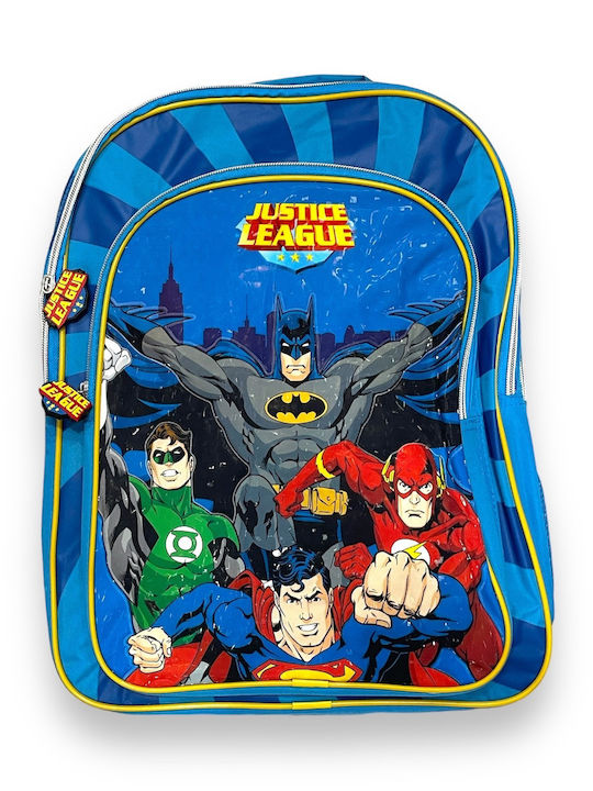 Creative Concepts Justice League School Bag Backpack Elementary, Elementary Light Blue