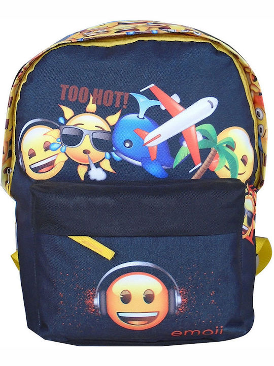 Paxos Emoji Funny Friends Σχολική Τσάντα Πλάτης Νηπιαγωγείου Πολύχρωμη