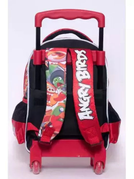 Gim Angry Birds School Bag Trolley Kindergarten in Red color