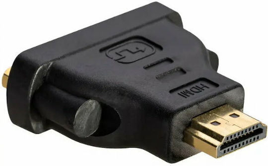Akyga Μετατροπέας HDMI male σε DVI-I female 1τμχ AK-AD-02