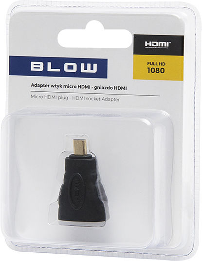 Blow Αντάπτορα Μετατροπέας micro HDMI male σε HDMI female 1τμχ