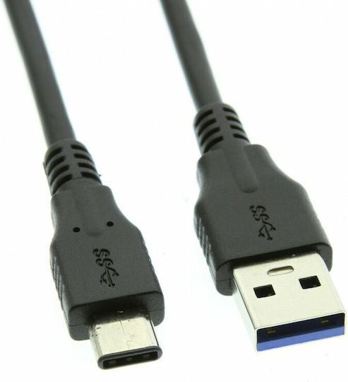 Goobay USB 3.0 Cable USB-C male - USB-A 15W Μαύρο 2m 71221