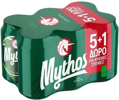 Μύθος Lager Κουτί 6x330ml