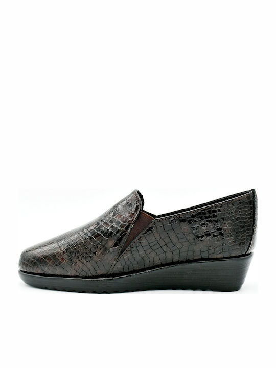 Slip-On-uri Anatomici Pentru Femei De Piele Maro