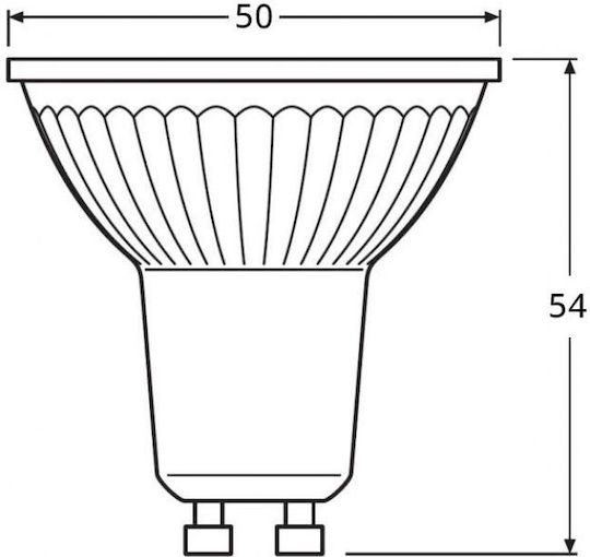 Ledvance LED Bulb 6.9W for Socket GU10 and Shape PAR16 Warm White 540lm