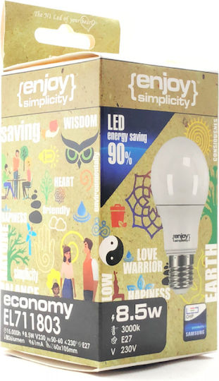 Elvhx LED Bulb 13.5W 118mm for Socket E27 and Shape A60 Cool White 1580lm