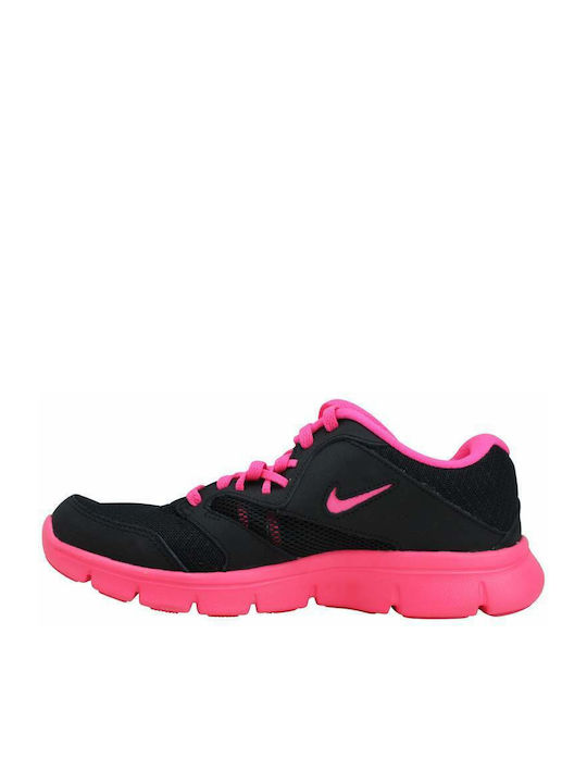 Flex Experience 3 Αθλητικά Παιδικά Παπούτσια Running με Κορδόνια Μαύρα