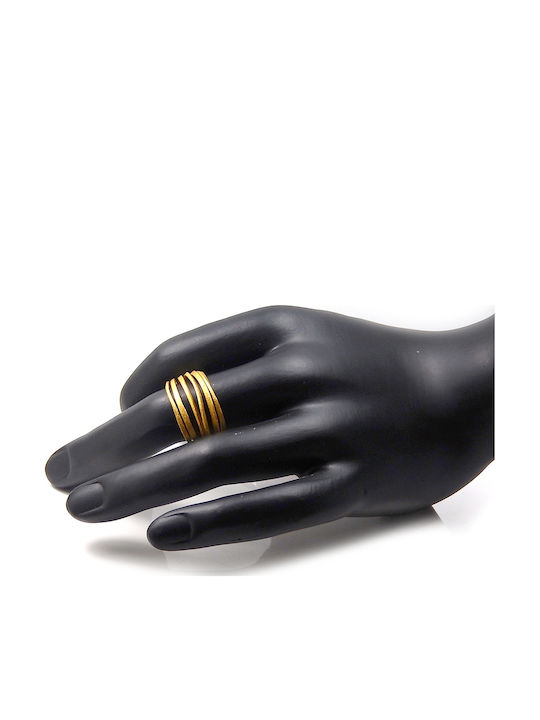 Polytimo Damen Ring aus Gold 18K