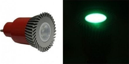 Adeleq LED Bulb 3W for Socket GU10 and Shape MR16 Green 270lm