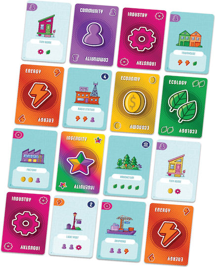 Board Game Point City for 1-4 Players 10+ Years Old (EN) Alderac