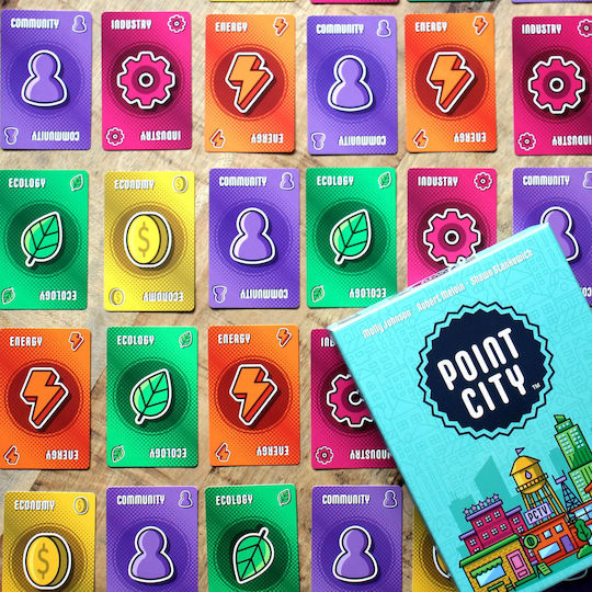 Board Game Point City for 1-4 Players 10+ Years Old (EN) Alderac