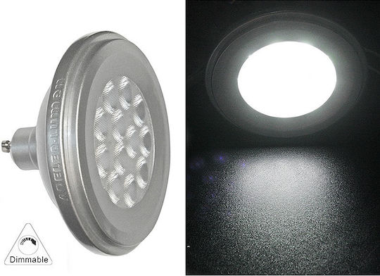 Adeleq LED крушка 12W 110mm за фасунга GU10 и форма AR111 Хладно бяло 880лм Димируем