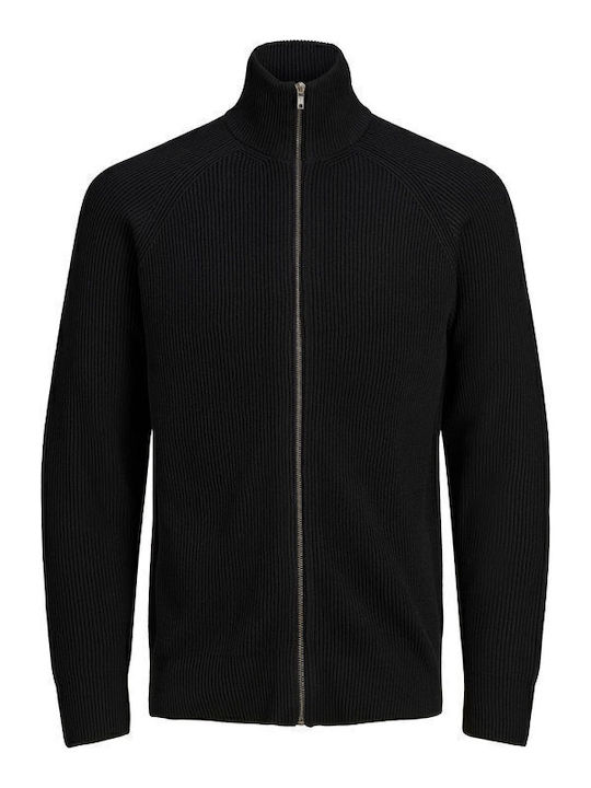 Men's Knitted Cardigan Black