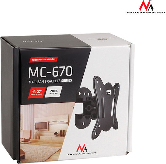 Maclean Energy MC-670 Επιτοίχια έως 27" και 20kg