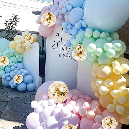 Composition with 117 Balloons Yellow