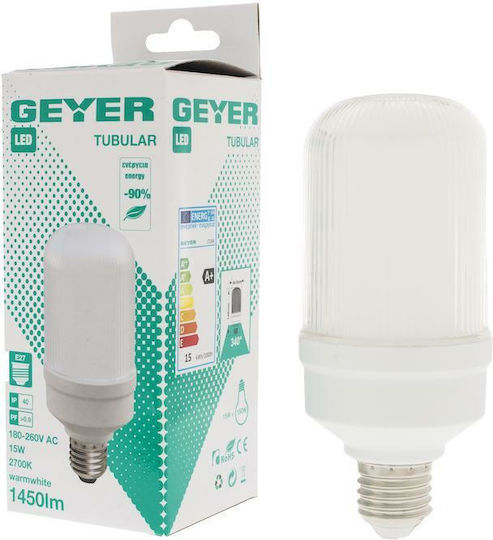 Geyer LED-Lampe 15W für Fassung E27 Warmes Weiß 1450lm