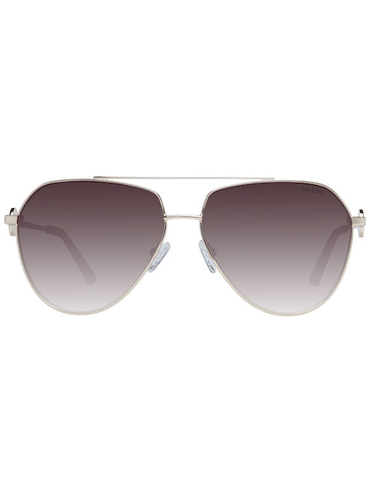 Guess Дамски Слънчеви очила с Златен Метален Рамка GF6140 32F