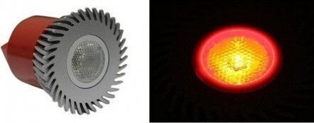 Adeleq LED Bulb 3W for Socket GU5.3 and Shape MR16 Red 137lm