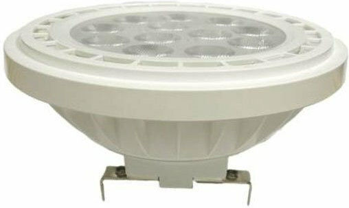 Elvhx LED Bulb 11W 111mm for Socket G53 and Shape AR111 Warm White 850lm