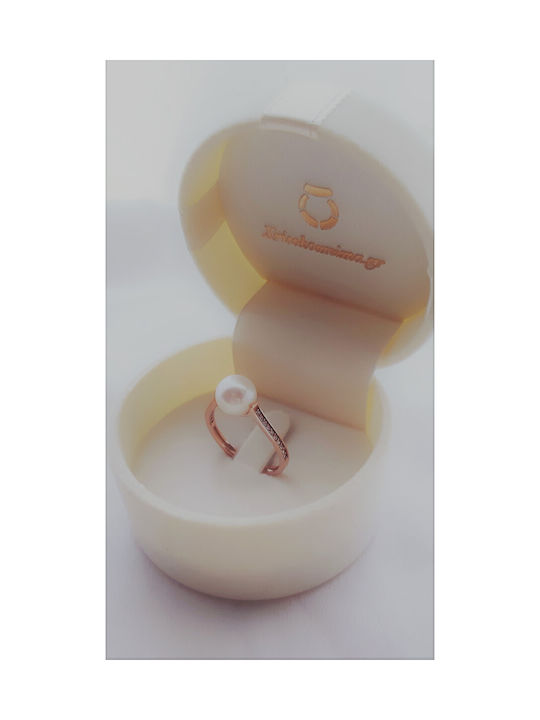 Women's Ring with Pearl 14K