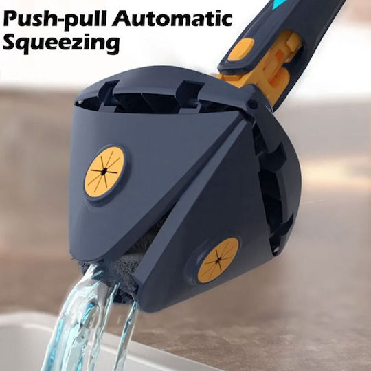 Mop Triunghiular Rotativ cu Microfibre 104859