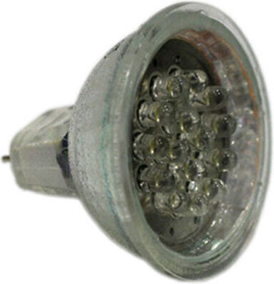 Adeleq Bec LED 0.8W pentru Soclu GU5.3 și Formă PAR11 Roșu