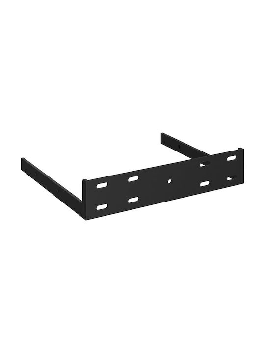 Corner Shelf Wall White Glossy 25x25x3.8cm