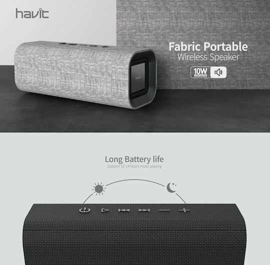 Havit HV-M16 Ηχείο Bluetooth 10W με Διάρκεια Μπαταρίας έως 12 ώρες Μπλε