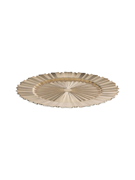 Plastic Decorative Platter A-s Art Gold 33x33cm Plastic Decorative Platter A-s Art Gold 33x33cm