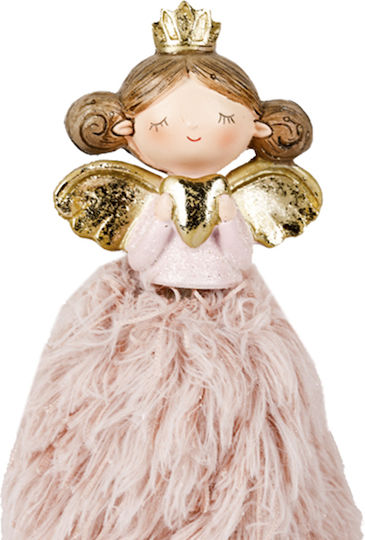 Beleuchtet Weihnachtliche Figur Kleinkind Rosa Höhe 21cm