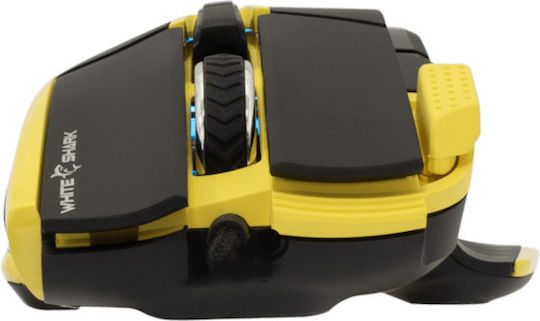 White Shark GM-9006 Marrok RGB Gaming Mouse 12000 DPI Yellow