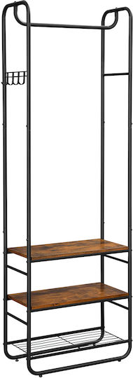Eingangsmöbel mit Garderobe & Schuhschrank 58x28x181cm