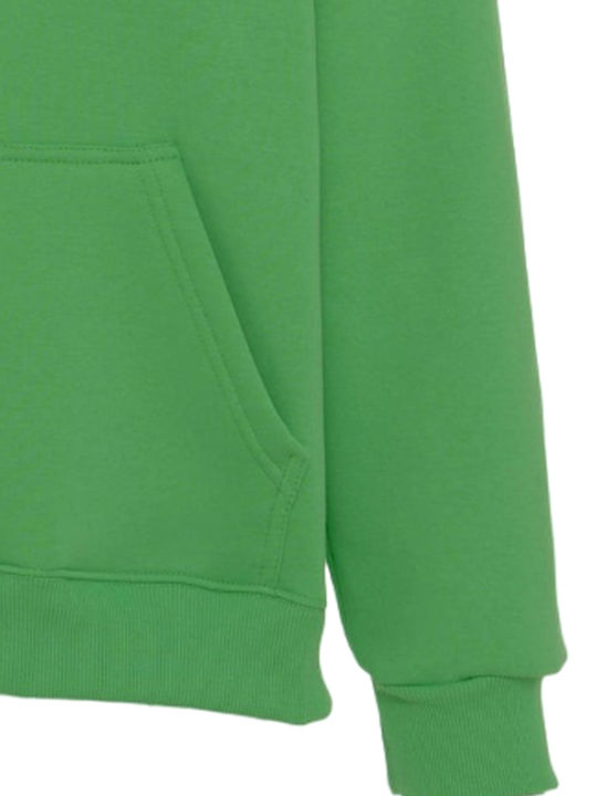 Men's Sweatshirt with Hood & Pockets Green