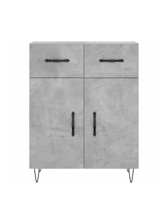 Cabinet de Birou Gri 69.5x34x180cm