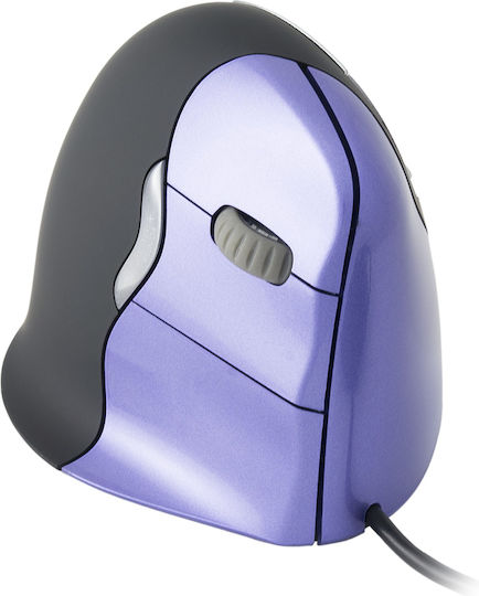 Bakker Elkhuizen Evoluent 4 Right Small Verkabelt Ergonomisch Maus Lila