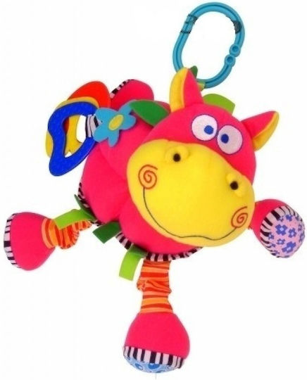 Lorelli Βρεφικό Παιχνίδι Cheerful Hippo από Ύφασμα για Νεογέννητα