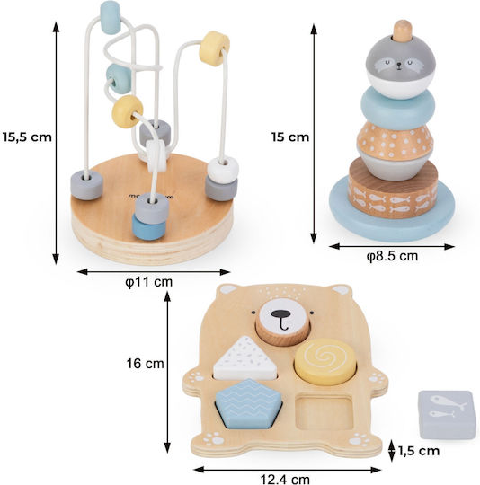 Formensortierspiel Play Set aus Holz für 12++ Monate