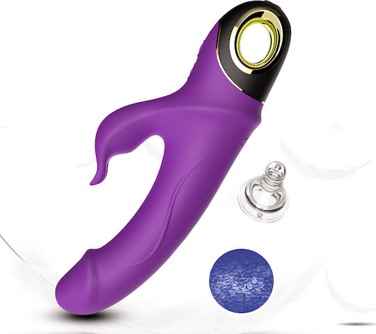 Kinksters Δονητής Rabbit 22cm Μωβ