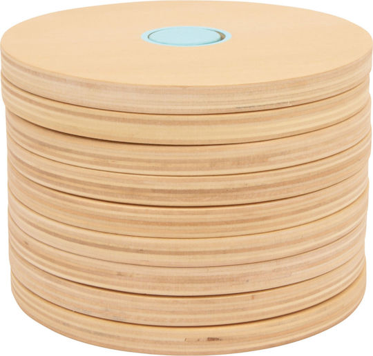 Small Foot Shape Sorting Toy Plug in Game made of Wood for 3++ Months